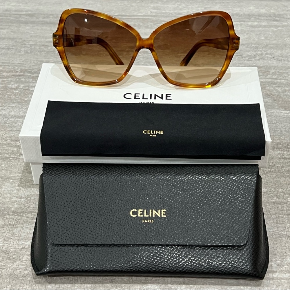 Celine Tortoise Shell Sunglasses